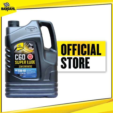 Bardahl C60 Semi Synthetic Diesel 15W-40 CI4/SL - 7 Litre NB26277-I