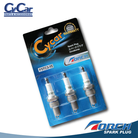 Torch Spark Plug (F5TC3-11) - SET OF 3 (1 pack) or SET OF 12 (4 packs) or SET OF 21 (7 packs)