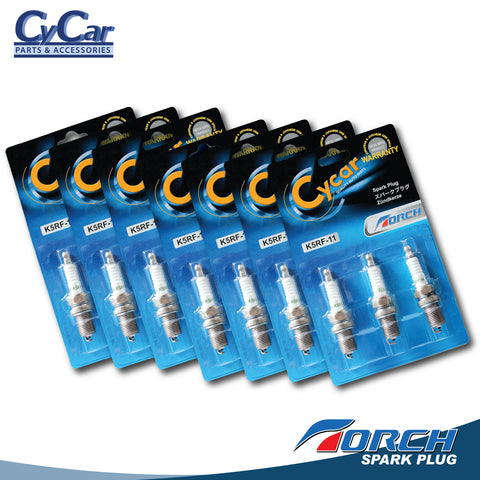 Torch Spark Plug (K5RF-11) - SET OF 3 (1 pack) or SET OF 12 (4 packs) or SET OF 21 (7 packs)