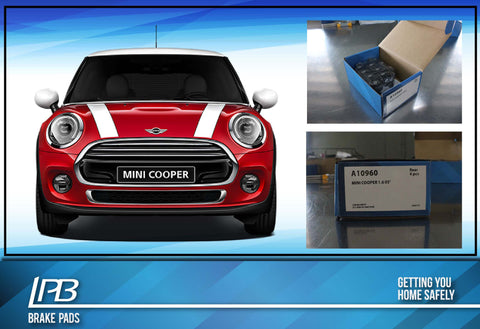 NA10960 Rear Pads Mini Cooper R56/S R56/Clubman R55