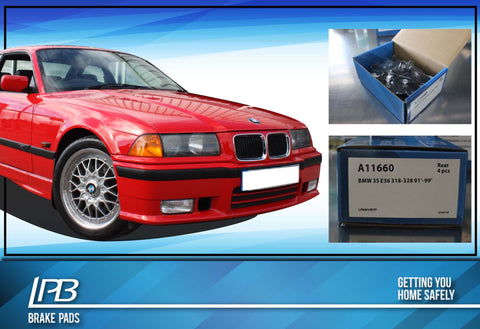 NA11660  Rear Pads BMW 3-Series E36