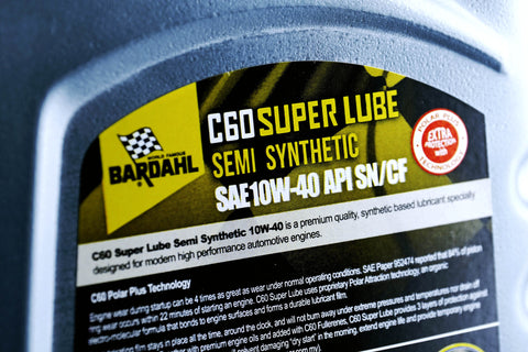 Bardahl C60 Semi Synthetic 10W-40 SN/CF - 4 Litre NB21234-N