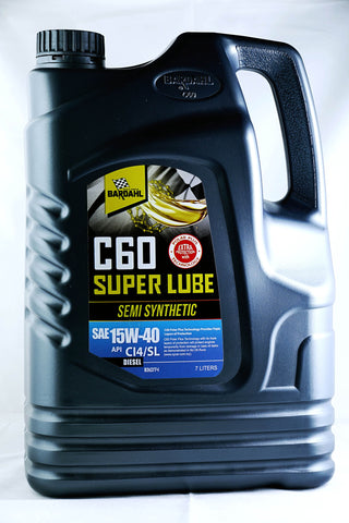 Bardahl C60 Semi Synthetic Diesel 15W-40 CI4/SL - 7 Litre NB26277-I