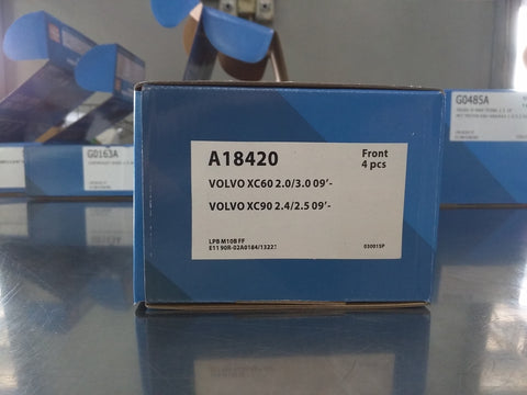 NA18420 Front Pads Volvo X60 / XC60 / X90