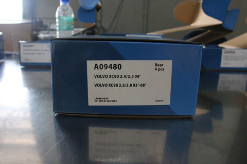 NA09480 Rear Pads Volvo XC90