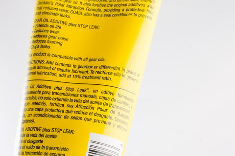 Bardahl Gear Oil Additive + Stop Leak